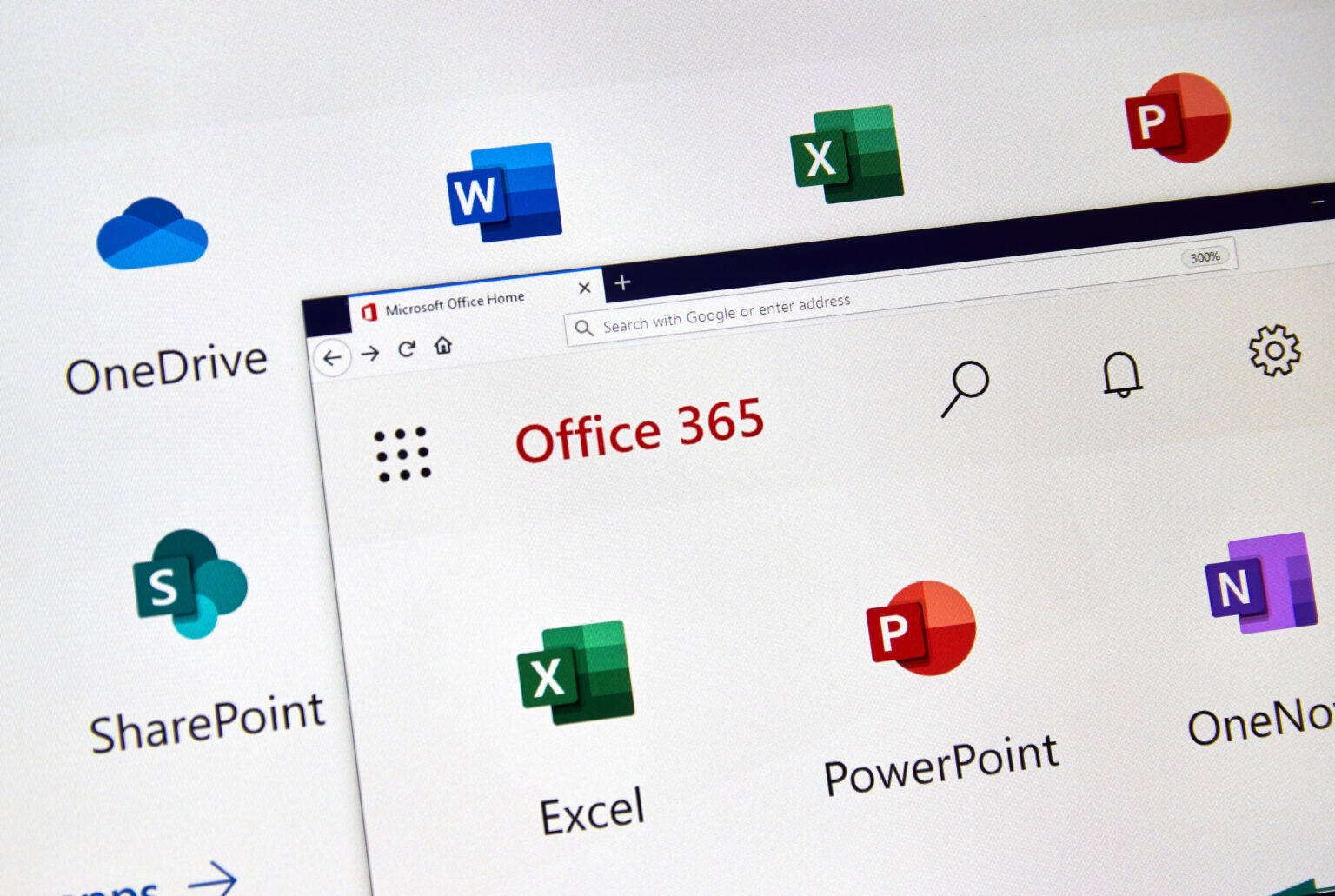 Microsoft Office 365 new icons displayed.